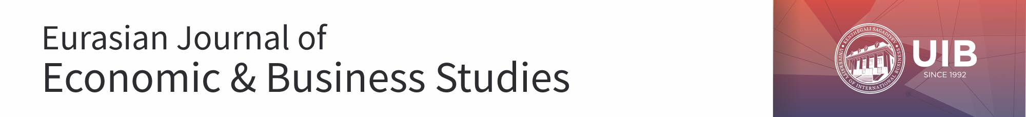 Eurasian Journal of Economic and Business Studies